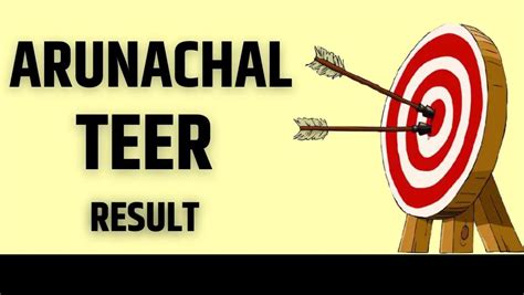 arunachal teer result list